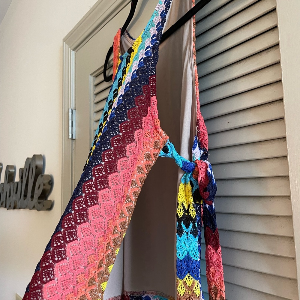 Crotched Multicolored Tank With Open Sides And Ti… - image 5